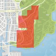 General location of the fire station (Image via GTA Wiki Fandom)